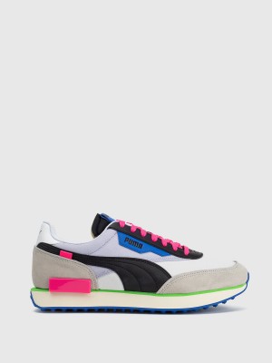 FUTURE RIDER PLAY ON Puma White-Gray Vio