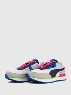 FUTURE RIDER PLAY ON Puma White-Gray Vio